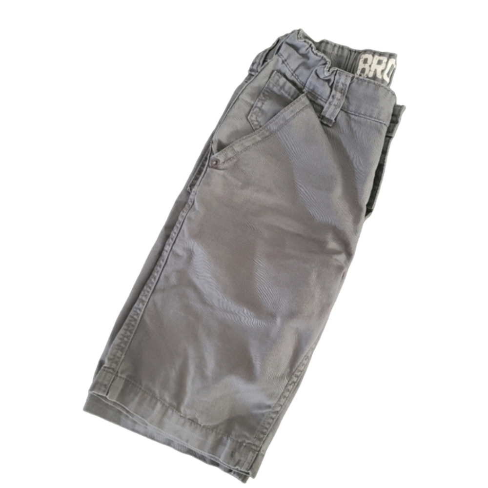 BROTHERS NORDSTROM Flat Front Gray Shorts Boys Size 8 Cali Surfer Skate - Picture 7 of 13